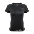 Camiseta para mujer de corte seco que absorbe la humedad